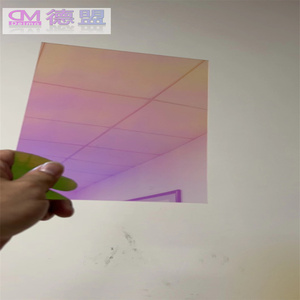 Feuilles acryliques pour la découpe laser Panneau miroir acrylique rouge de 3mm avec indice de réfraction élevé et sans déformation Expédition d'échantillon gratuit - Product Image 1
