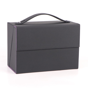 Caja de Almacenamiento Personalizada para Tarjetas Deportivas, Caja de Almacenamiento de Cartas de Juego/<span class=keywords><strong>Magic</strong></span> de Cuero PU Personalizable - Product Image 1