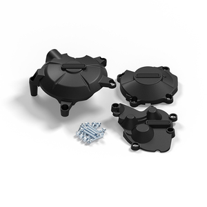 Accessoires de moto pour Ninja ZX-6R 2007-2026 : Kit de protection inférieure du moteur et cache capteur de pulsation (Nylon+Fibre de verre) - Product Image 6