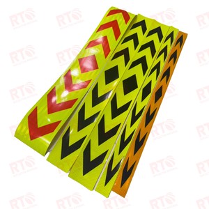 Tùy Chỉnh Xe An Toàn Sticker Phản Quang Chất Liệu Phản Chiếu Cảnh Báo Sticker Dính Mũi Tên Dải Phản Quang Sticker Cho Xe - Product Image 2