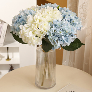 Hydrangea artificielle Ruilisi à tige unique, fleur en soie, grand bouquet, décoration de mariage, décoration de la maison, accessoire de décoration d'hôtel - Product Image 3