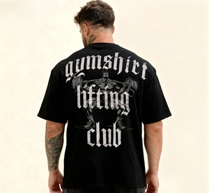 <span class=keywords><strong>T-shirt</strong></span> Personalizzate Multicolore da Uomo, Oversize per Fitness, con Stampa Serigrafica, per Sport - Product Image 1