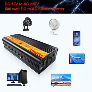 SUYEEGO UPS de Onda Sinusoidal Modificada 500W 12V a CA 220V para Coche, Carga Rápida y Silenciosa de Batería 6A, Fuente de Alimentación - Product Image 2