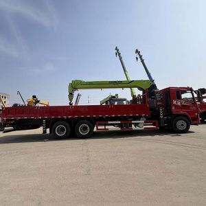 Camion-grue Dongfeng 6*4 avec grue télescopique Zoomlion 12 tonnes à flèche simple en deux sections pour le transport de semis - Product Image 6