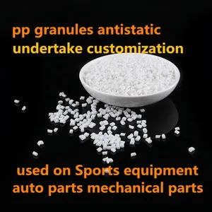 Antistatic Polypropylene White Injection Grade PP Antistatic Plastic Particles Made In China