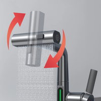 Accessoires de cuisine Robinets de lavabo Robinet de lavabo extractible Robinet de levage pour évier Mélangeur avec capteur Pulvérisateur Chute d'eau