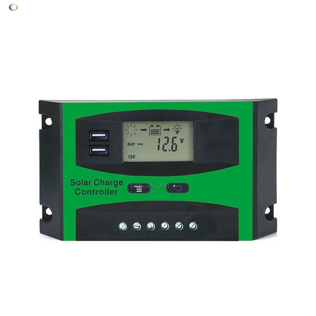10A 20A 30A 40A 50A 60A 12V 24V 48V Solar System Generator Battery Cell Panel Charge Controller Regulator With USB 5V