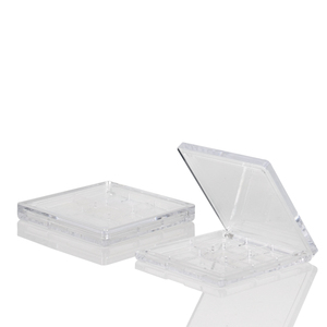 Đầy đủ trong suốt vuông Eyeshadow nhỏ gọn trường hợp rỗng 7 màu mắt Shadow Palette - Product Image 1