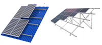 Système solaire complet 5 kW connecté au réseau, panneaux en silicium monocristallin, contrôleur MPPT, batterie lithium-ion