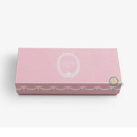 Günstige kunden spezifische Luxus schwarz Geschenk Lebensmittel Keks Makronen Verpackungs box Sweet Cookie Verpackungs papier Macaron Box