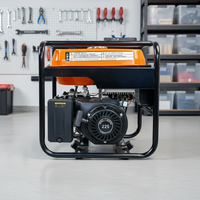 Groupe électrogène portable à essence 4 temps 220V/110V, tension nominale 380V, puissance maximale 5KW, courant alternatif, autonomie 12,0h, usage domestique