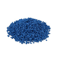 Revêtement de sol en granulés de caoutchouc élastique EPDM coloré de qualité supérieure pour aire de jeux extérieure, épaisseur 1-4 mm, super sûr pour les sports de plein air