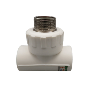 <span class=keywords><strong>Té</strong></span> fileté mâle PPR avec raccord coudé en <span class=keywords><strong>pvc</strong></span> adaptateur <span class=keywords><strong>femelle</strong></span> en laiton - Product Image 1