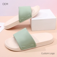 Mules personnalisées avec logo, confortables, pour intérieur/extérieur, tongs de plage, sandales ouvertes antidérapantes pour l'été