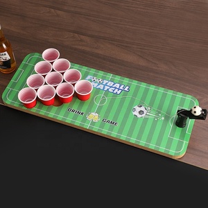 Mini Classic Casual Table Football <strong>Game</strong> with Plastic Beer <strong>Cup</strong> Mini Board and <strong>Ball</strong> for Players for Parties - Product Image 4