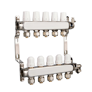 Collettore per <span class=keywords><strong>Riscaldamento</strong></span> <span class=keywords><strong>a</strong></span> <span class=keywords><strong>Pavimento</strong></span> in Acciaio Inox con Flussometro <span class=keywords><strong>a</strong></span> 2 3 4 5 Porte Sistema Idrico Durevole di Alta Qualità Zhejiang Kaibeili - Product Image 3