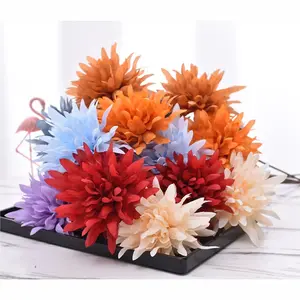 Wedding decoration flower simulation flower dahlia lion chrysanthemum wedding supplies Artificial flowers