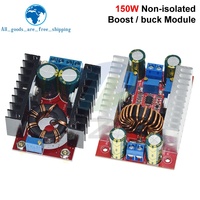 TZT DC-DC 150W 10A 10-32V Ke 12-35V Konverter Peningkat Tegangan / 5-40V Ke 1-36V 10A Modul Penurun Tegangan Catu Daya Arus Konstan