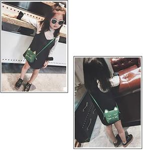 Little Girls <strong>Purses</strong> <strong>Green</strong> Cute Cat Shoulder Crossbody Bag for Kids,Toddler,Girls - Product Image 5