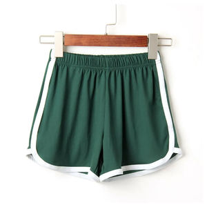 กางเกงขาสั้นเอวสูงสำหรับผู้หญิงสไตล์เรียบง่ายนำเสนอรูปลักษณ์ที่เป็นมิตรต่อสิ่งแวดล้อมเหมาะสำหรับใส่ออกกำลังกายและใส่ประจำวัน - Product Image 1