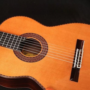 Guitare classique professionnelle Gekae K-1603 de haute qualité tout solide avec accoudoir et étui rigide touche en ébène - Product Image 1
