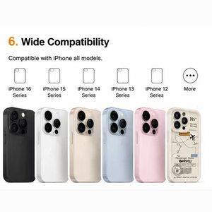 Coque de téléphone portable en TPU pour iPhone 17 Air, couleur bonbon, givrée, antichoc, style Ins, peinture UV, vente en gros - Product Image 6