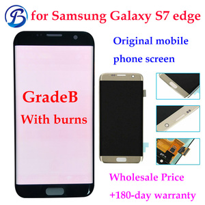 Écran tactile de remplacement pour smartphone <span class=keywords><strong>Samsung</strong></span> Galaxy <span class=keywords><strong>S7</strong></span> Edge LCD G9350, qualité OEM, vente en gros d'écrans de smartphone avec des brûlures - Product Image 3
