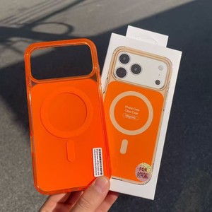 เคสโทรศัพท์มือถือ Senyork สีพื้นแบบแม่เหล็ก สำหรับ iPhone 17 16 15 pro max  วัสดุอะคริลิก TPU นิ่ม โปร่งใส ป้องกันแรงกระแทก - Product Image 6