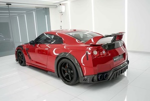 Kit de Carrocería de Fibra de Carbono Estilo KP para GTR R35, Parachoques Delantero/Trasero, Alerón, Carrocería Ancha, Nuevo, Autoadhesivo, Reemplazo - Product Image 4