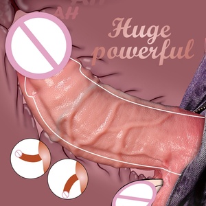 Copertura in Silicone Liquido Morbido per Masturbazione Maschile, Guaina Realistica Indossabile, Dildo Riutilizzabile, Giocattolo Sessuale per Adulti Senza Vibrazione - Product Image 1