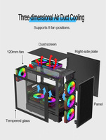Goedkope Intel I5 I7 E5 AMD R7 R5 Volledige Gaming PC CUSTOM Computer Set Apparatuur Desktops Voorgemonteerde Groothandel Build Desktop Gamer PC