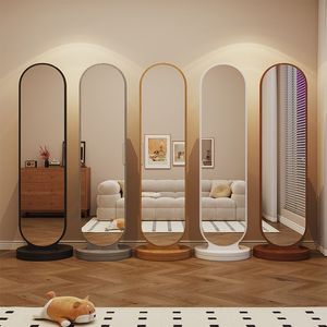 Stand luci camera bambini semplici trucco lungo per bambini che ruota a figura intera <span class=keywords><strong>specchio</strong></span> moderno camera da letto disegni <span class=keywords><strong>specchio</strong></span> vestizione - Product Image 4