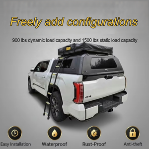 Cubierta de Aluminio y Acero con Cerradura para Camioneta, Tapa Rígida para Caja de Camioneta, Compatible con <span class=keywords><strong>Ford</strong></span> F-150, Maverick, Ranger, Ajuste Personalizado - Product Image 3