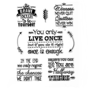 Thiết Kế Độc Đáo Con Dấu Silicone Trong Suốt Biểu Tượng Retro Nhật Ký Văn Phòng Tem Rõ Ràng DIY Album Ảnh Thẻ Tay Trang Trí Tài Khoản - Product Image 5