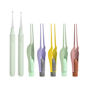 Herramienta luminosa para recoger los oídos, cuchara y pinzas para los oídos de los niños para la eliminación de cerumen <span class=keywords><strong>del</strong></span> bebé y el uso de los trabajadores - Product Image 1