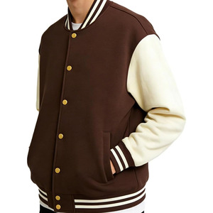 Chaqueta Varsity Casual para Hombre, Estilo Urbano, Cómoda, Duradera y con Tela Resistente, Estilo Universitario Americano Clásico, Chaqueta Letterman para Hombre - Product Image 1
