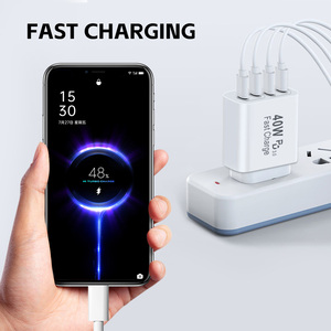 Giá Rẻ Giá <span class=keywords><strong>Mini</strong></span> 4 Cổng Chúng Tôi Anh EU Tường Bộ Sạc Bán Buôn Loại C <span class=keywords><strong>40W</strong></span> Điện Thoại Sạc <span class=keywords><strong>Adapter</strong></span> Cho Điện Thoại Di Động - Product Image 3