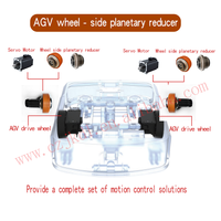Moteur servo JK 400W avec boîte de vitesses planétaire en polyuréthane, état neuf, structure compacte, chariot AGV, restaurant, garantie 1 an