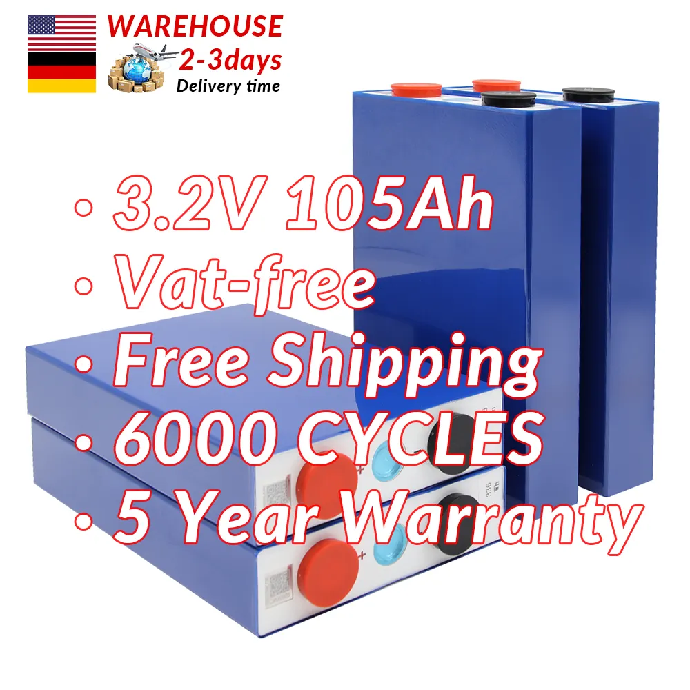 EVE EU Stock 3.2v 105AH 280ah lifepo4 celle batterie agli ioni di litio batterie solari Genuine Grade A 105ah lfp lifepo4 batteria