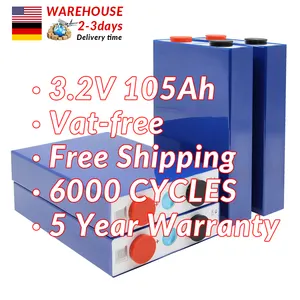 EVE EU Stock 3.2v 105AH 280ah lifepo4 cell Lithium Ion Batteries solar batteries Genuine Grade A 105ah lfp lifepo4 battery cell