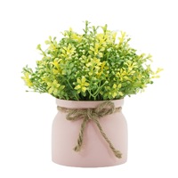 AR-1003 ZUOYI nordique vent artificiel petite orchidée haricot bonsaï fleur plante en pot pour salon