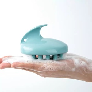 <b>Pet</b> Bathing <b>Brush</b> Massager For Dogs Cats Green And Pink Massage Feature - Product Image 2