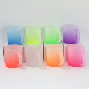 Offre Spéciale – Verre à Vin Sublimation Vierge 11oz Dépoli Couleur Dégradée pour Bière - Product Image 2