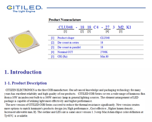 หลอดไฟแนวสปอร์ตสำหรับใช้กลางแจ้ง CLU048-1818C4 265วัตต์หลอดไฟสีวอร์มไวท์รับประกัน3ปี Ra90 - Product Image 2