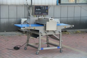 Découpeuse de bande de viande fraîche en gros Machine de découpe de bande de viande de mouton de boeuf de poulet de construction en acier 304 - Product Image 6