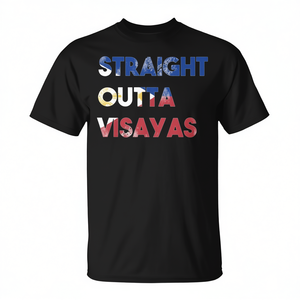 T-shirt Straight Outta Visayas, orgoglio delle isole filippine - Product Image 2