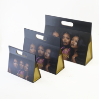 Boîte en papier pliable pour emballage de cils Boîte de rangement cosmétique portable Boîte d'emballage cadeau de maquillage écologique