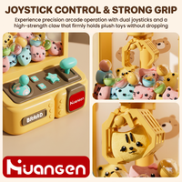 KZHM Mini machine à griffes pour enfants, jouets éducatifs STEM très populaires, DIY, pour œufs surprise, peluches et jouets moelleux, ensemble cadeau
