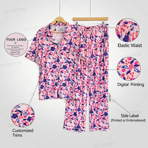 Set di <span class=keywords><strong>Pigiami</strong></span> di Lusso per Donne, <span class=keywords><strong>Bambini</strong></span> e Famiglia in Bambù, Personalizzabili e di Alta Qualità dal Produttore - Product Image 2