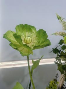 Décoration de mariage vert fête décoration mur fond géant vertical papier fleur papier art papillon - Product Image 5